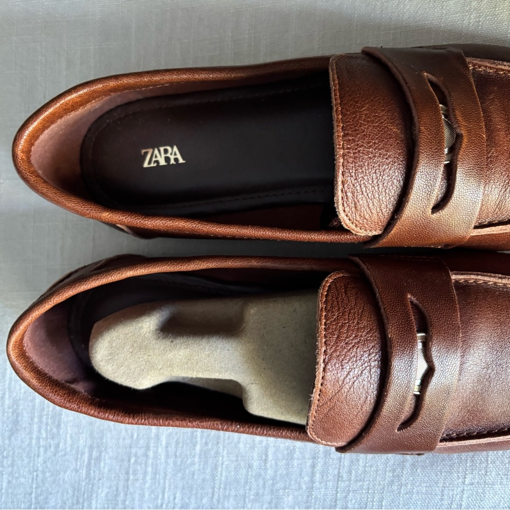 Zara leather penny loafers - Picture 9 of 10
